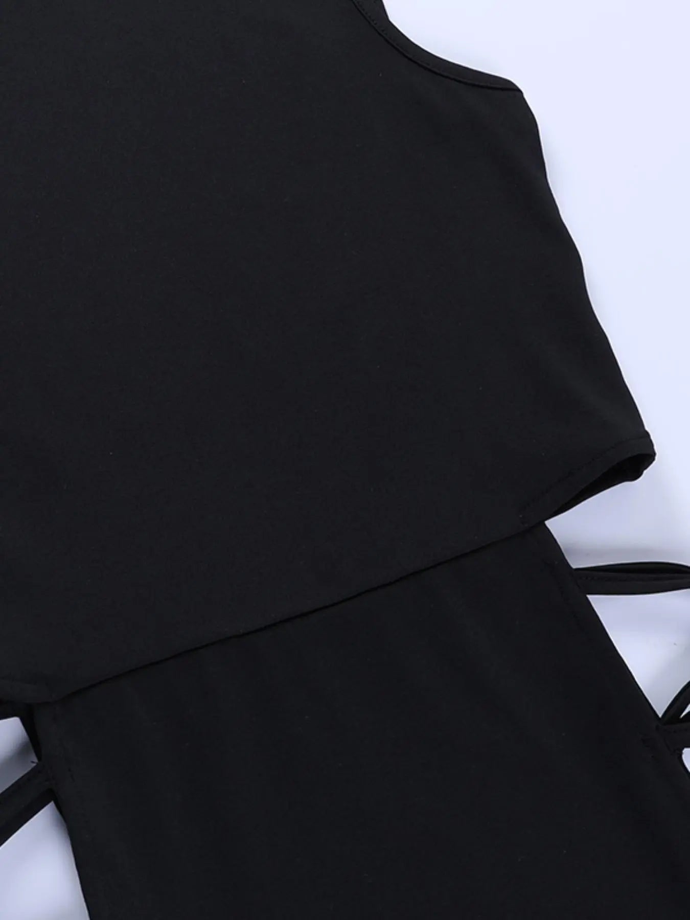 Chic Women's Criss Cross Split Mock Neck Bodycon Midi Dress - Perfect for Parties and Events