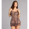 Step Out in Style with the Play It Bold Lace-Up Romper - A Daring Leopard Print Delight!