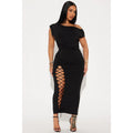 Elevate Your Elegance with the She’s a Vision Maxi Dress in Timeless Black